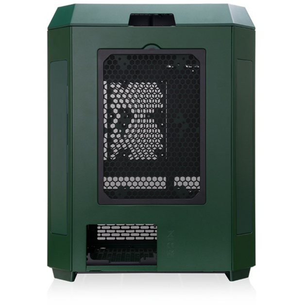 Thermaltake The Tower 600 Tower-Gehäuse, dunkelgrün, Tempered Glass x 3