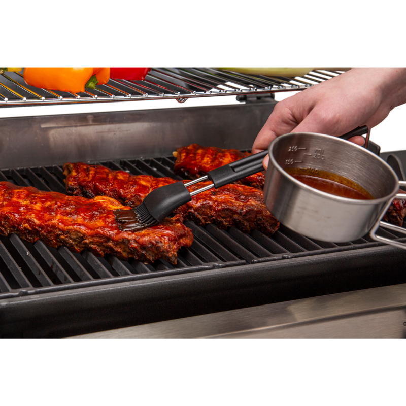 Broil King Marinier-Set, 2-teilig Grillpinsel, schwarz/edelstahl