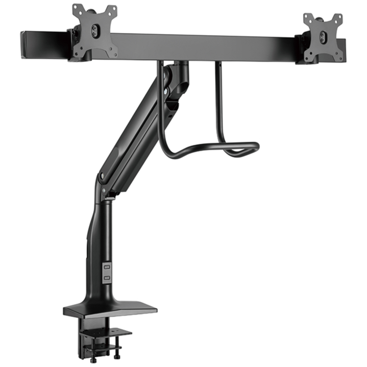 HAGOR Gasliftarm Dual Monitorhalterung, schwarz