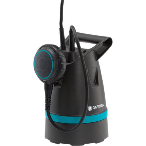 GARDENA Klarwasser-Tauchpumpe 8600 BASIC Tauch- / Druckpumpe, schwarz/türkis