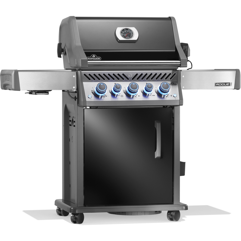 Napoleon Gasgrill Rogue PRO-S 425, mit Drehspieß Grill, schwarz/edelstahl, mit