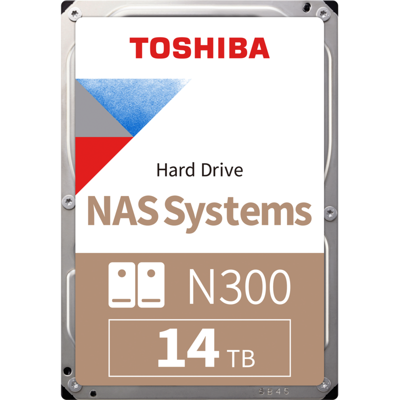 Toshiba N300 14 TB Festplatte, SATA 6 Gb/s, 3,5"