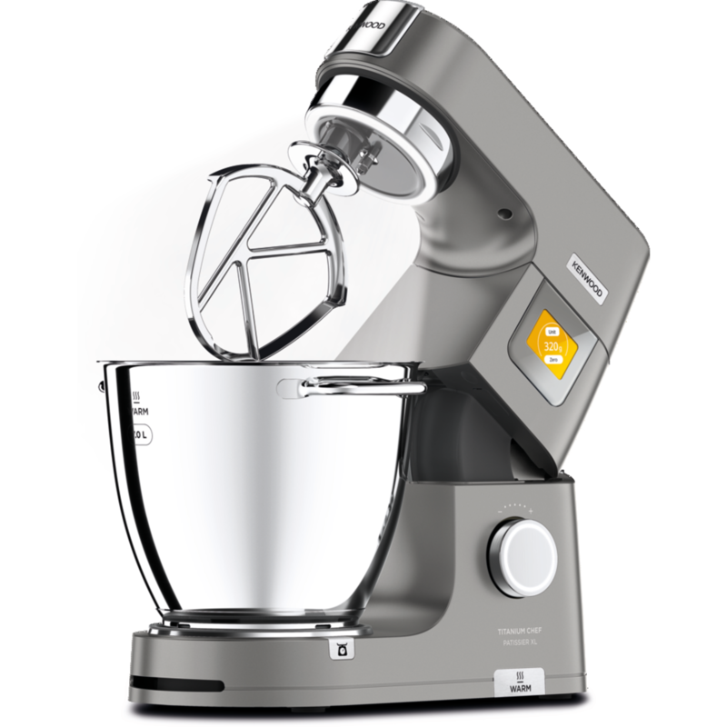Kenwood Titanium Chef Patissier XL Küchenmaschine KWL90.004SI, silber, 1.400