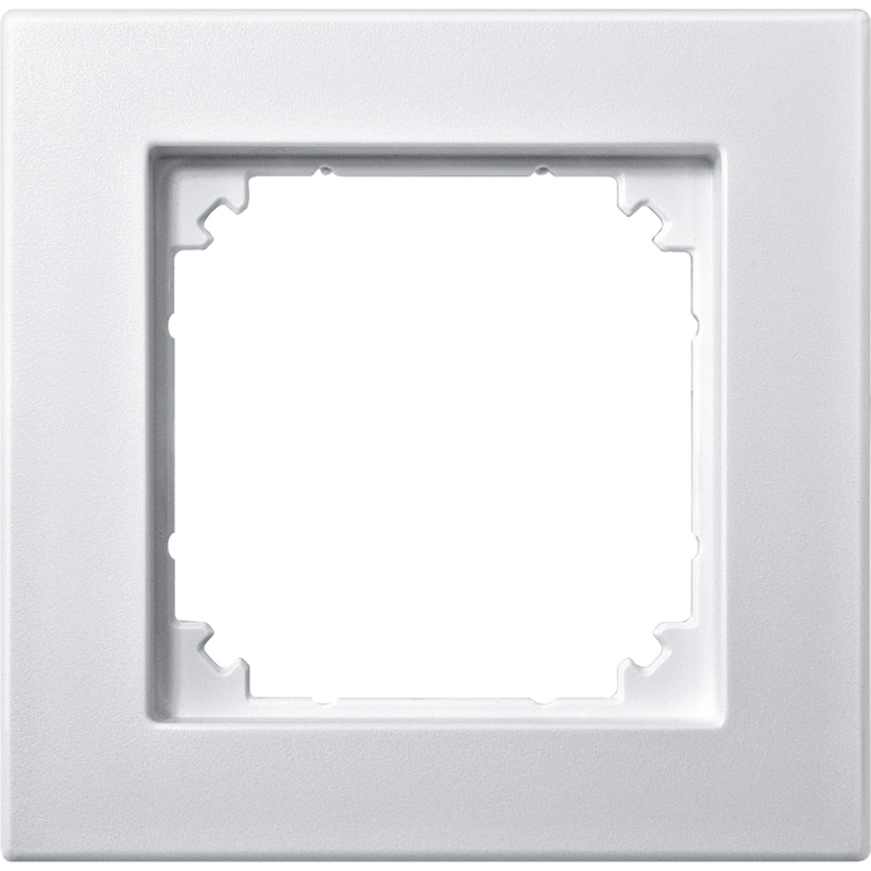 Merten Rahmen einfeldig für bündigen Einbau, Typ 488119, aus Thermoplast, matt