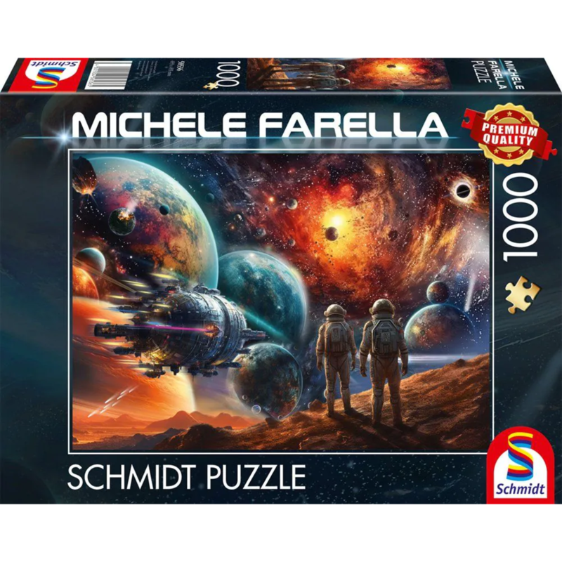 Schmidt Spiele Michele Farella: Kosmische Farbenpracht - Reise ins Weltall
