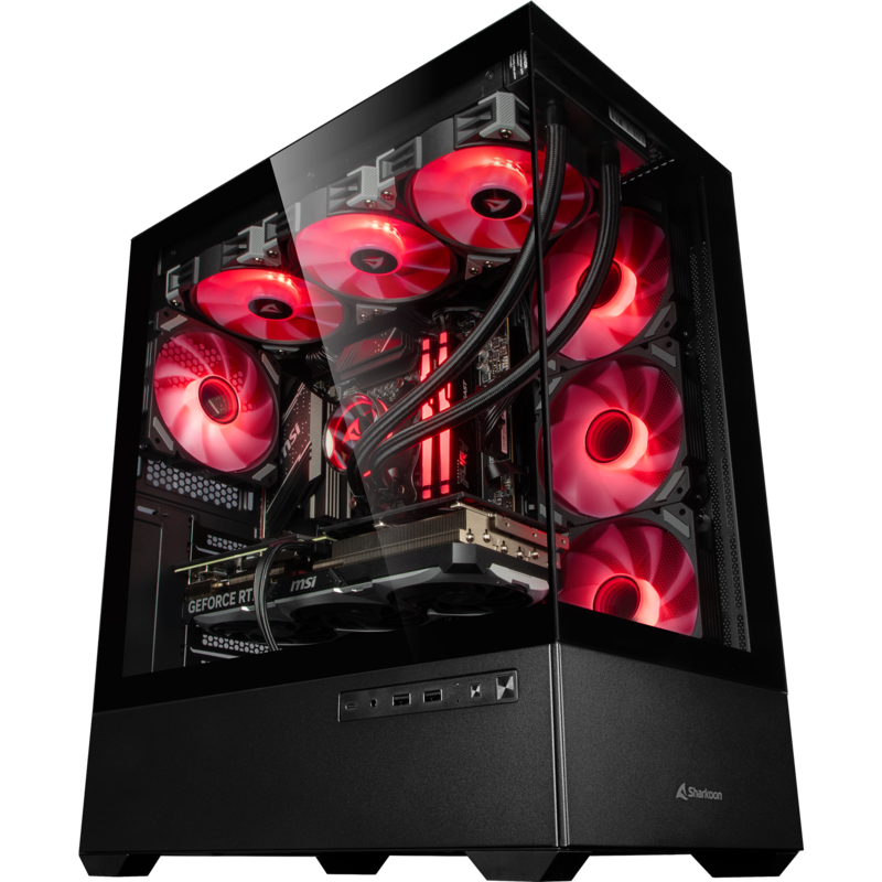 ALTERNATE Custom PC Series • Red Thunder Elements Gaming-PC