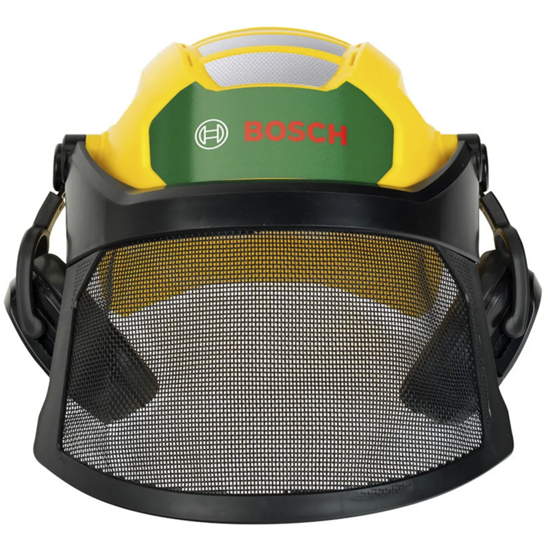 Theo Klein Bosch - Waldarbeiter Helm mit Visier Gartenspielgerät