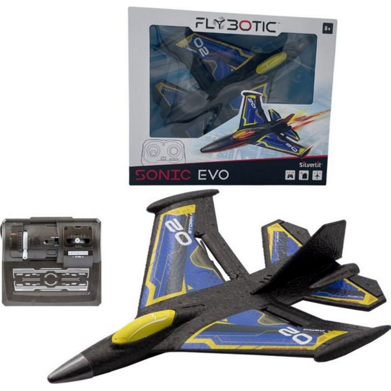 Silverlit Fernsteuerbares Zweikanal-Flugzeug Sonic Evo RC, blau