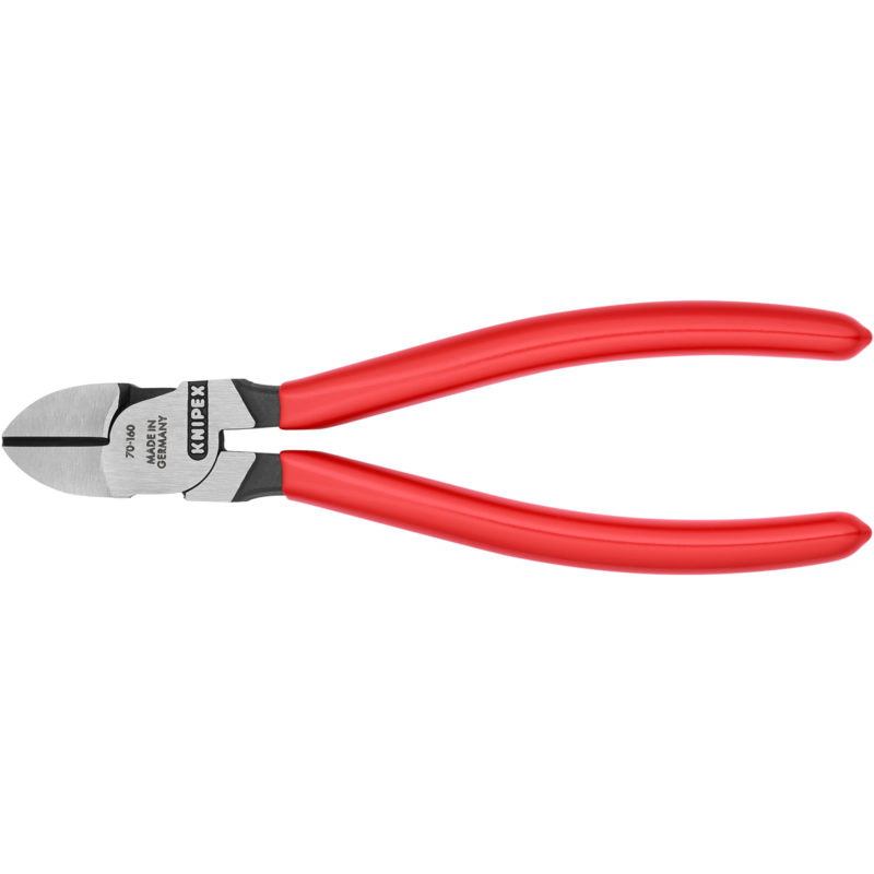 KNIPEX Seitenschneider 70 01 160 Schneid-Zange, rot, Länge 160mm