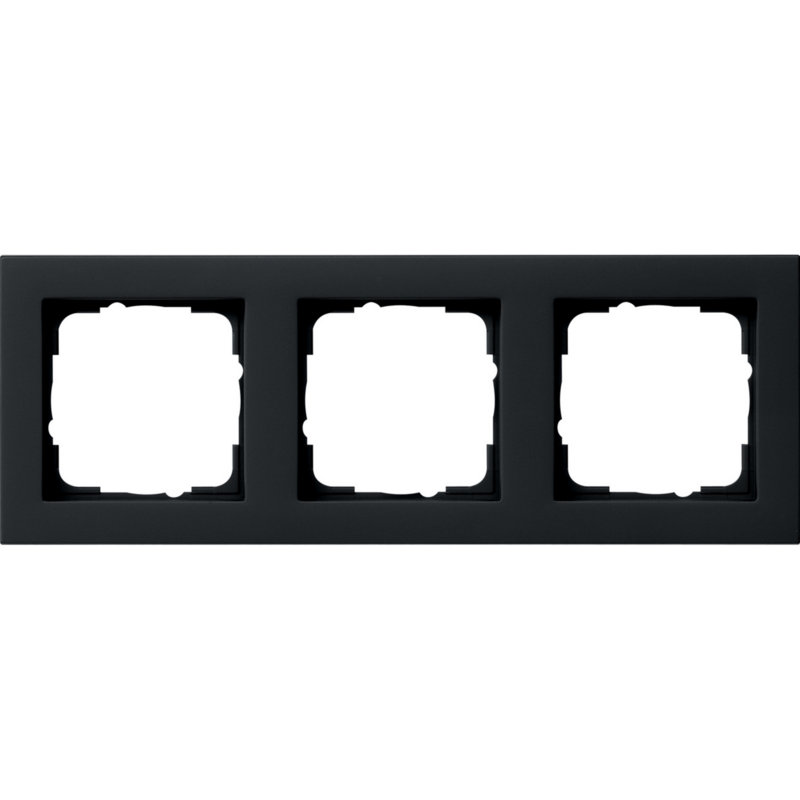 Gira Abdeckrahmen dreifach, lackiert, matt, Kunststoff, Thermoplast