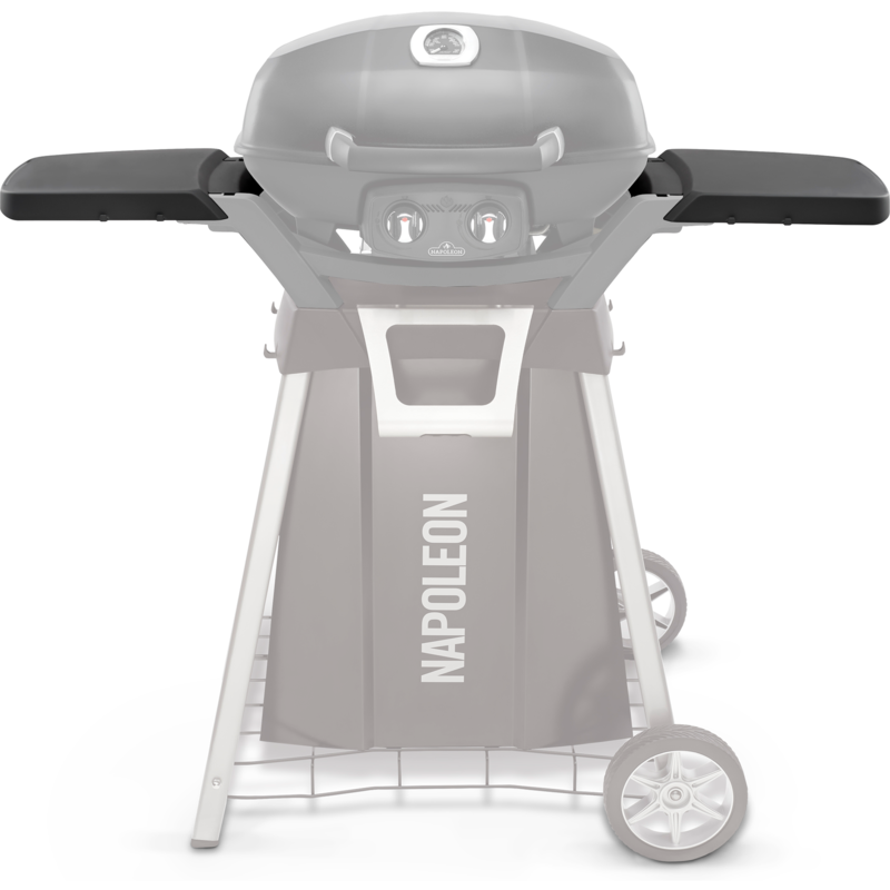 Napoleon Seitenablagen Set für TravelQ PRO285 Ablage, schwarz, 2 Stück