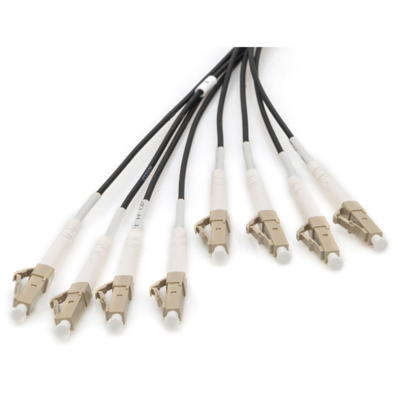 Digitus Glasfaser Universal Breakout Kabel, Duplex, LC/UPC Stecker, Multimode