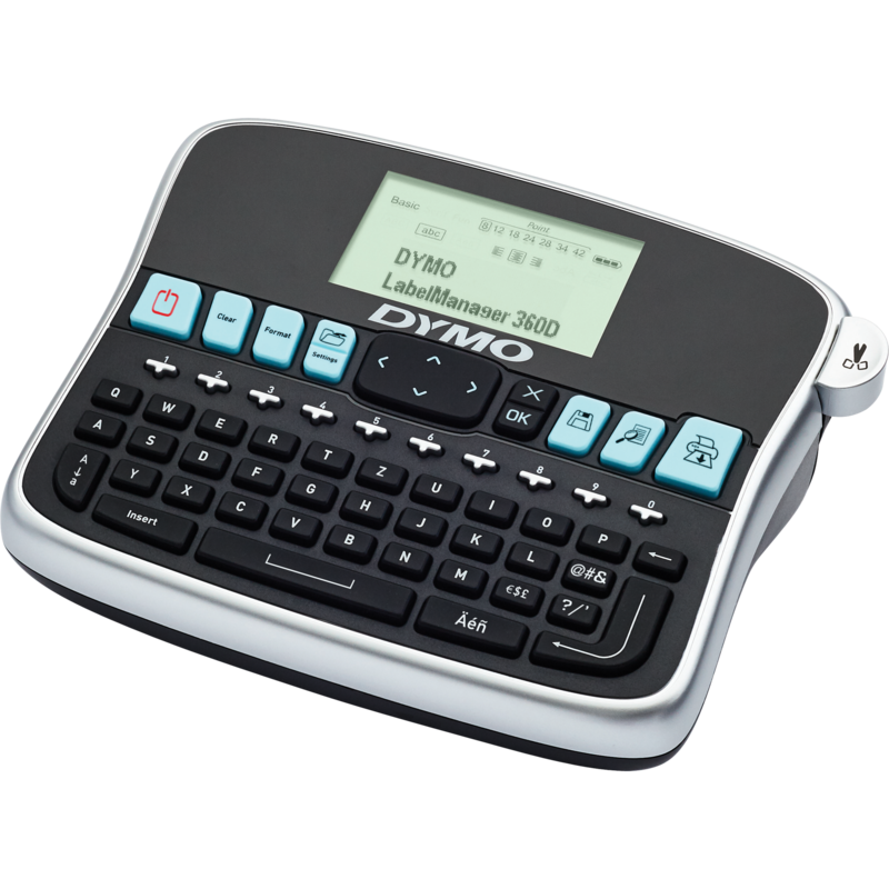 Dymo LabelManager 360D Beschriftungsgerät, schwarz/silber, S0879520