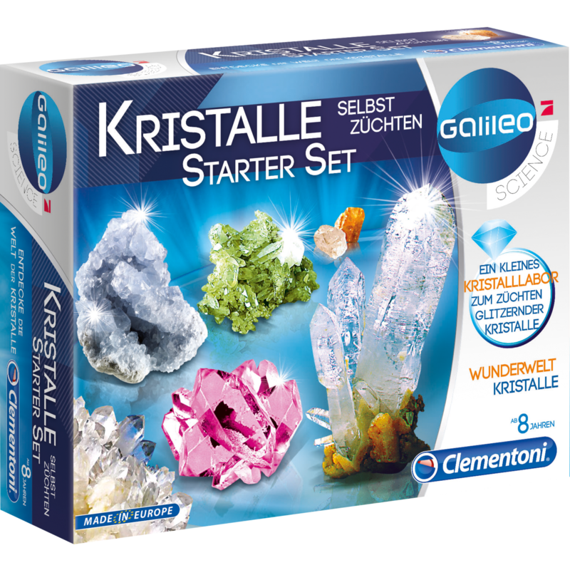 Clementoni Kristalle selbst züchten Starter Experimentierkasten
