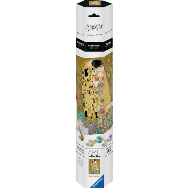 Ravensburger CreArt ART Collection Leinwand Edition - The Kiss (Klimt) Malen