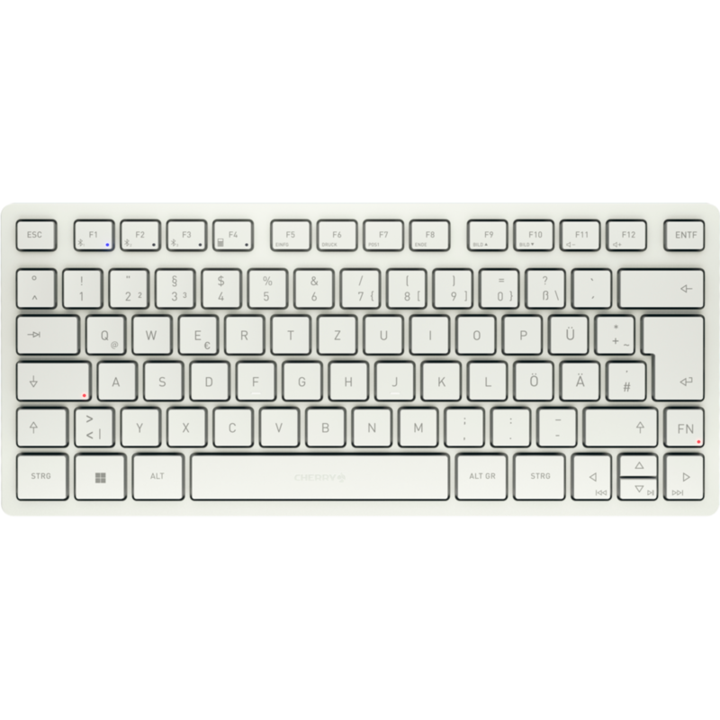 CHERRY KW 7100 Mini BT for Mac Tastatur, weiß/silber