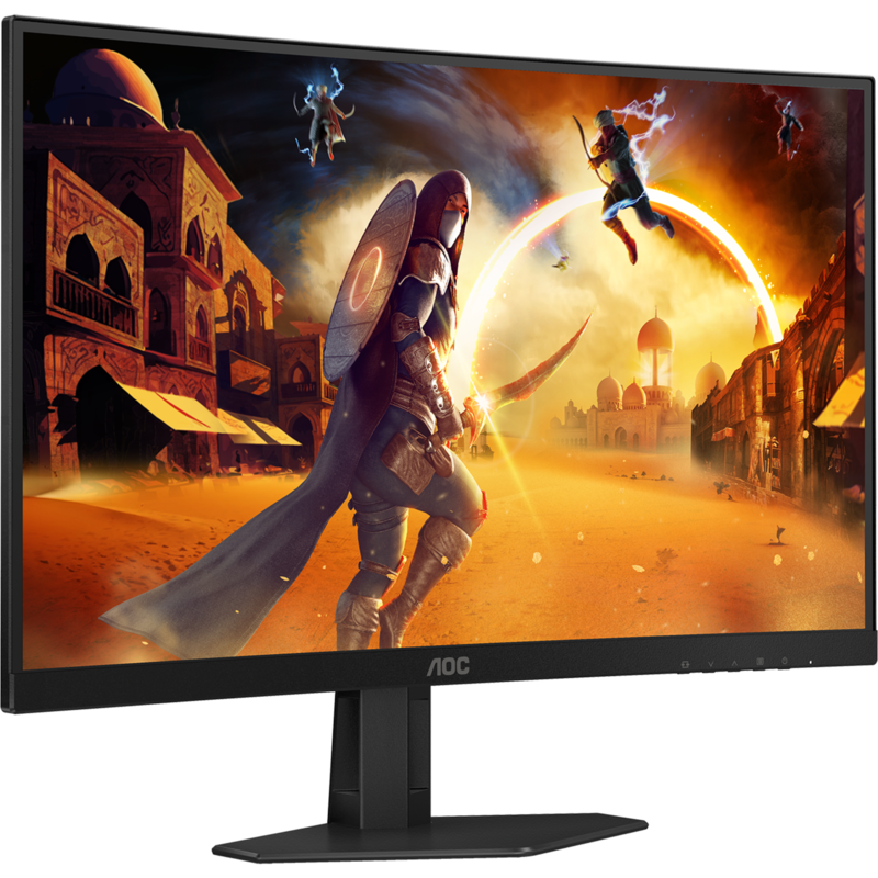 AOC C27G4ZXE Gaming-Monitor, schwarz (matt), FullHD, Fast VA, Curved, HDMI, DP