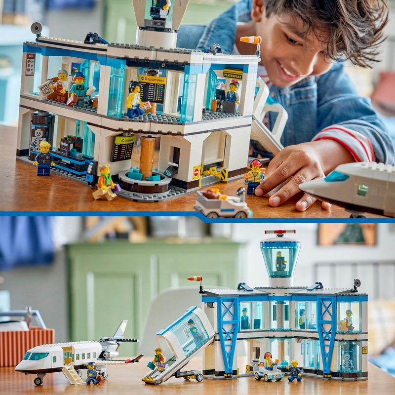 LEGO City Flughafen mit Flugzeug Konstruktionsspielzeug