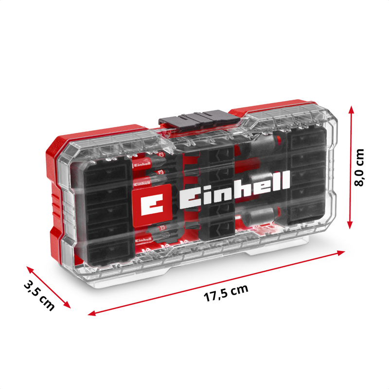 EINHELL S-CASE schlagfester Bit-Satz mit Bithalter, 28-teilig