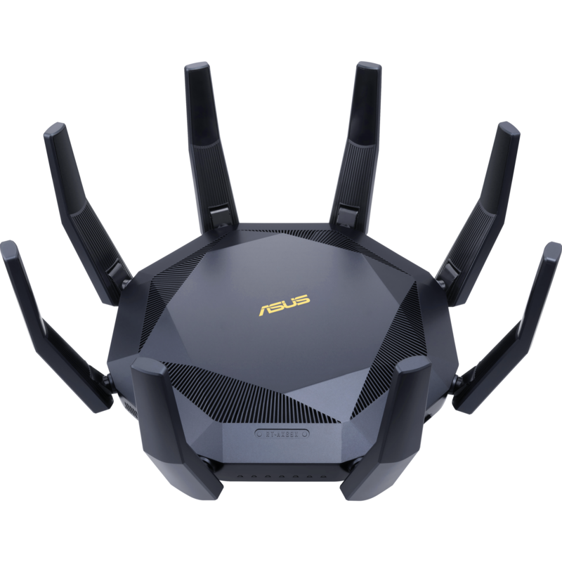 ASUS RT-AX89X Router, schwarz/gold