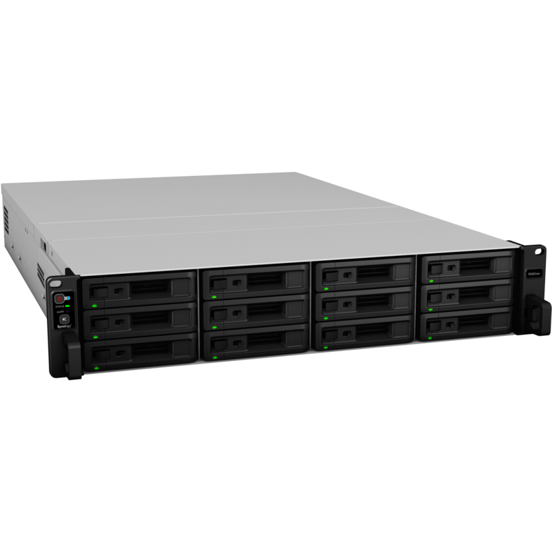 Synology RS3621xs+ NAS, schwarz/grau