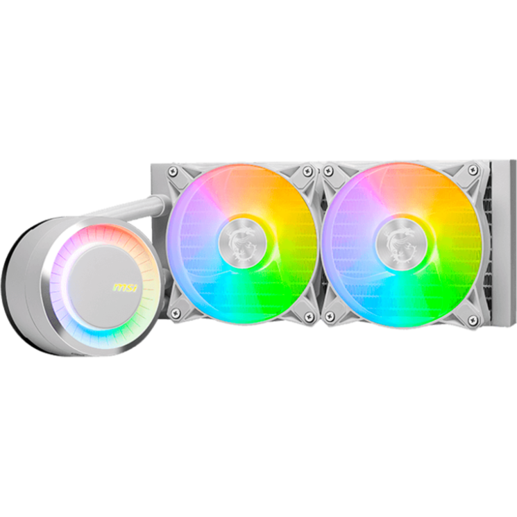 MSI MAG CORELIQUID E240 White 240mm Wasserkühlung, weiß