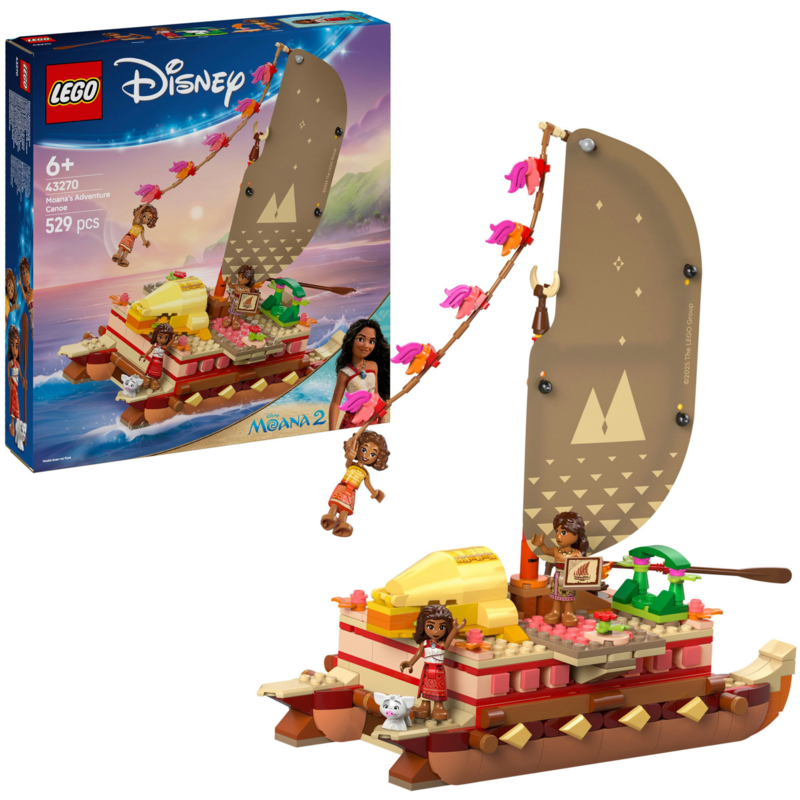 LEGO Disney Princess Vaianas Abenteuerfloß Konstruktionsspielzeug