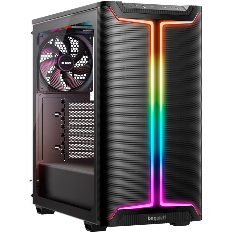 be quiet! PURE BASE 501 DX Tower-Gehäuse, schwarz, Tempered Glass