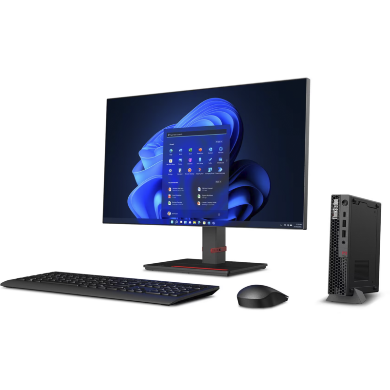 Lenovo ThinkStation P3 Tiny Gen 2 (30K5001RGE) Mini-PC, schwarz, Windows 11 Pro