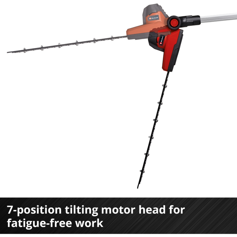 EINHELL Power X-Change Akku-Heckenschere GC-HH 18/45 Li T, 18Volt, rot/schwarz, Gebraucht