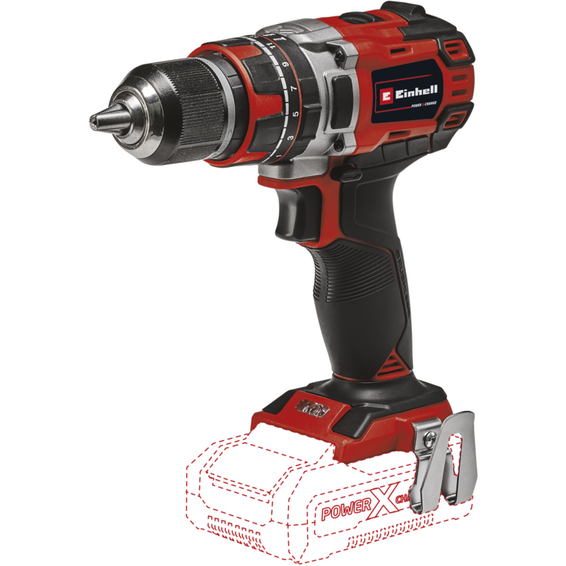 EINHELL Professional Akku-Schlagbohrschrauber TE-CD 18/50 Li-i BL Solo, 18Volt
