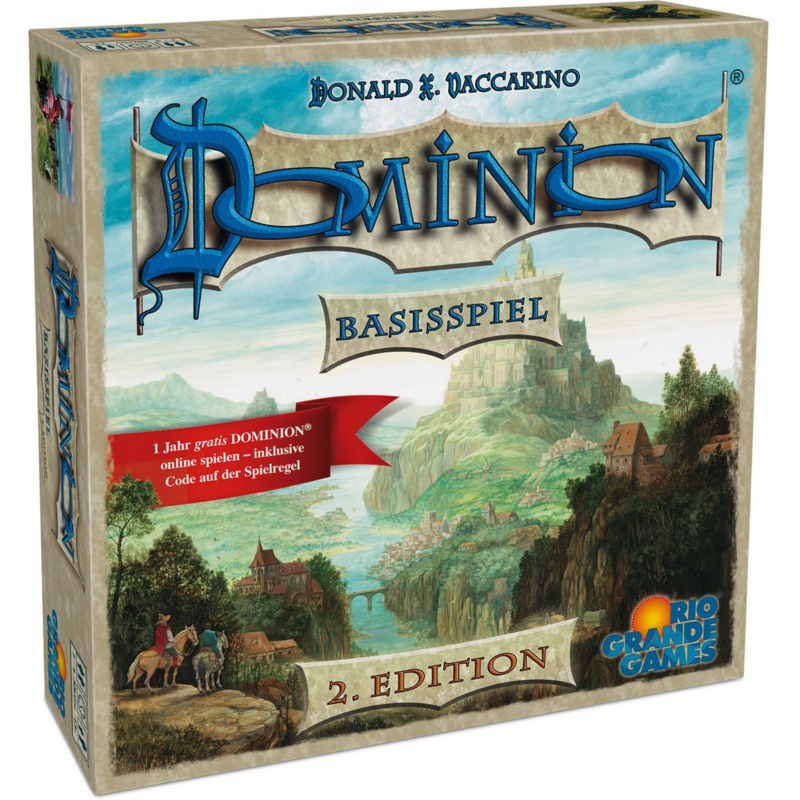 Rio Grande Games Dominion Basisspiel zweite Edition Brettspiel