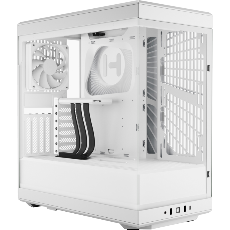 HYTE Y40 Snow White Tower-Gehäuse, weiß, Tempered Glass