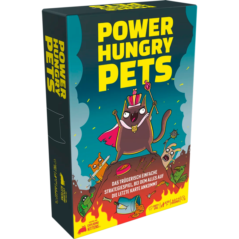 Asmodee Power Hungry Pets Kartenspiel