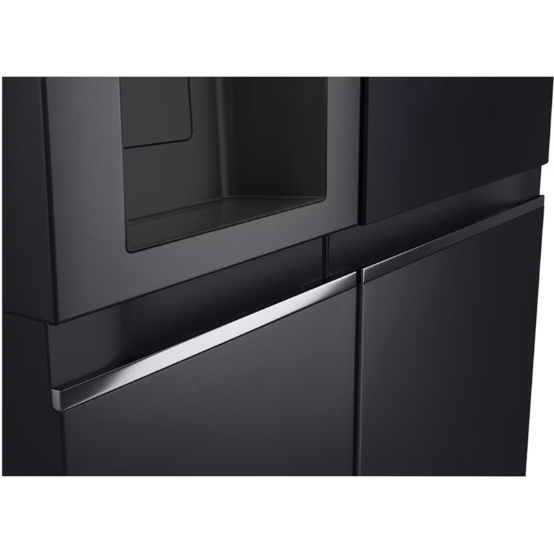 LG GSGV91EVAD Side-by-Side, edelstahl (dunkel), InstaView, DoorCooling+, Gebraucht