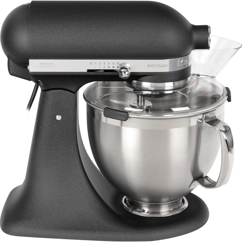 KitchenAid Artisan Premium 5KSM185PSEBK Gusseisen-schwarz Küchenmaschine, 300