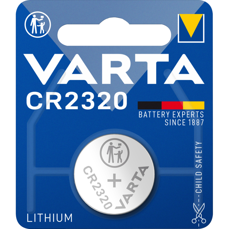 VARTA Electronics CR2320 Batterie, 1 Stück, CR2320