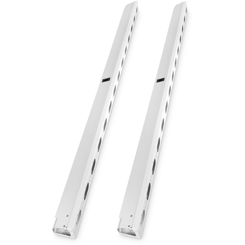 Digitus Kabelführungskanäle für Netzwerk- und Serverschränke, grau, 42 HE, 2