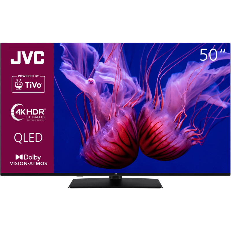 JVC LT-50VUQ3455 QLED-Fernseher, schwarz, UltraHD/4K, Triple Tuner, Smart TV