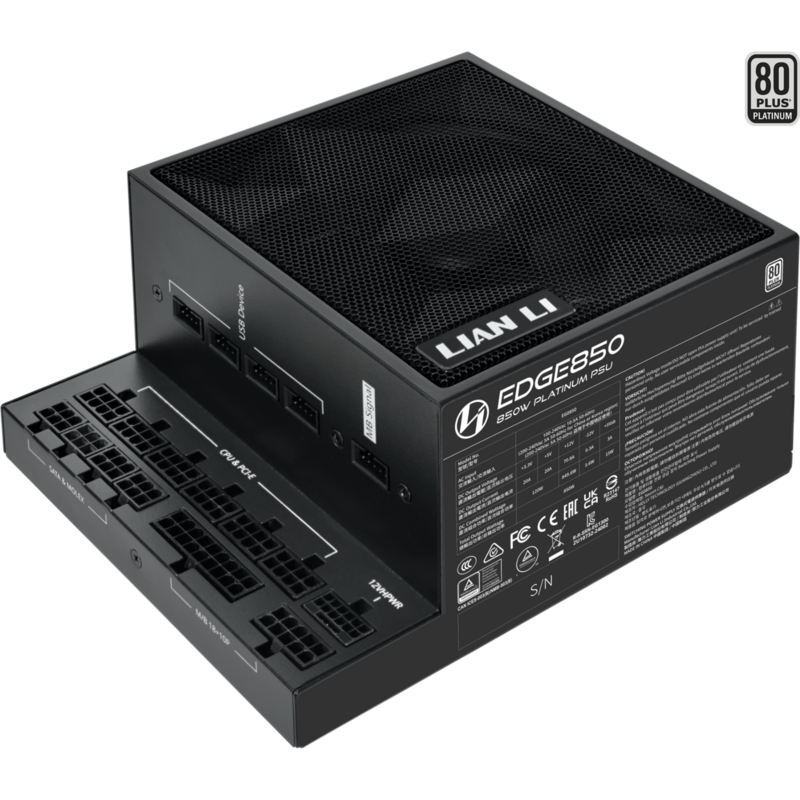 Lian Li EDGE EG0850 850W Black PC-Netzteil, schwarz