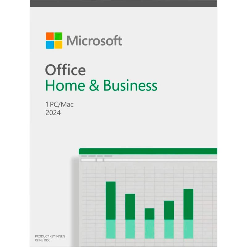 Microsoft Office Home & Business 2024 Software, EN, für PC und MAC