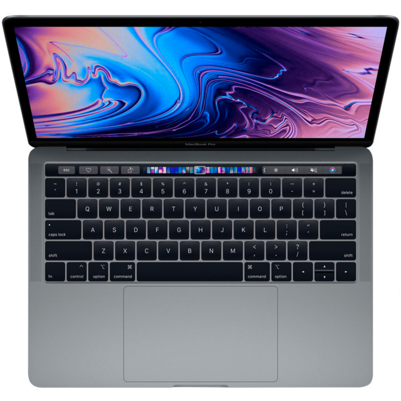 Apple MacBook Pro 33,8 cm (13,3") 2018 Generalüberholt Notebook, 13,3", Intel Core i7-8559U, macOS, SSD, Generalüberholt