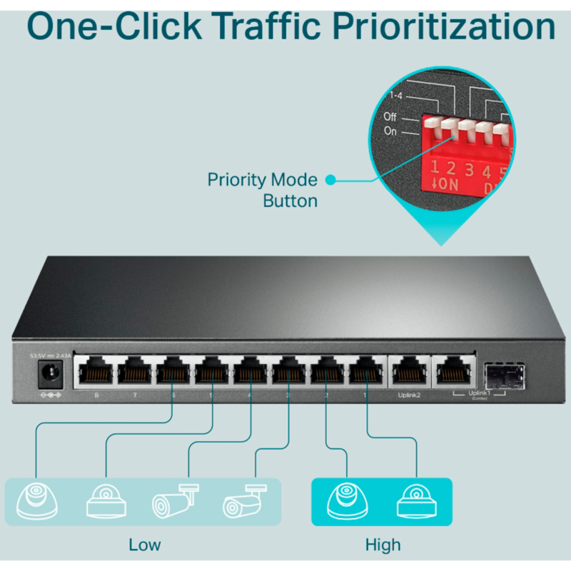 TP-Link TL-SG1210MP Switch