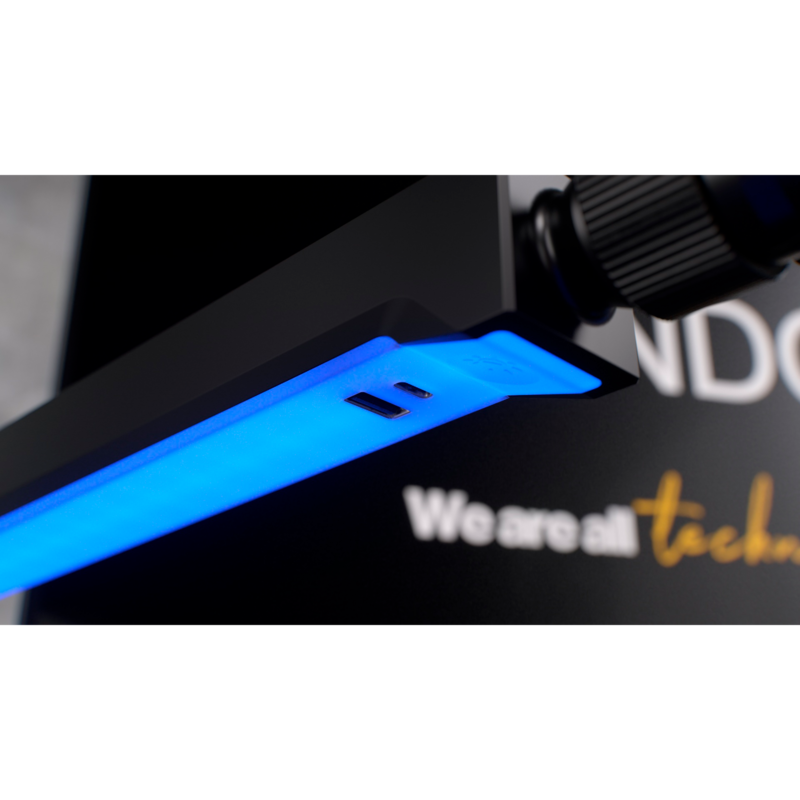 ENDORFY Mikrofonhalterung Broadcast Low Profile RGB Boom Arm Halterung, schwarz