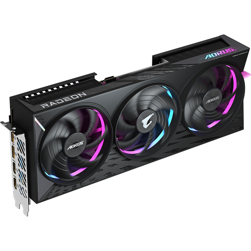 GIGABYTE Radeon RX 9070 XT Aorus Elite Grafikkarte, schwarz, RDNA4, GDDR6, 2x, Gebraucht