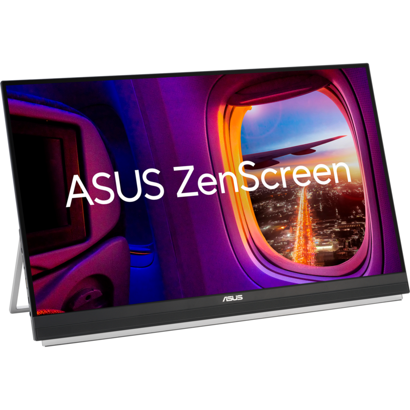 ASUS ZenScreen MB27ACF LED-Monitor, schwarz/silber, QHD, IPS, Tragbar, USB-C