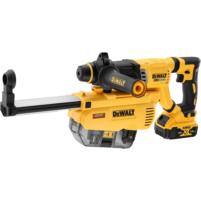 DEWALT Staubabsaugung DWH205DH, für Bohrhammer DCH263 Absaugstation, gelb
