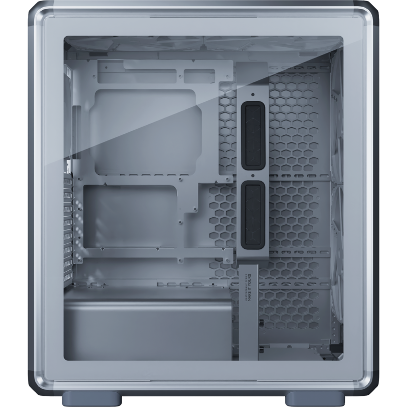 Cooler Master MasterFrame 500 Mesh ARGB Tower-Gehäuse, silber, Tempered Glass