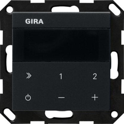 Gira Unterputz-Radio Internetprotokoll mit WLAN, Bluetooth und Sonos-Bedienung
