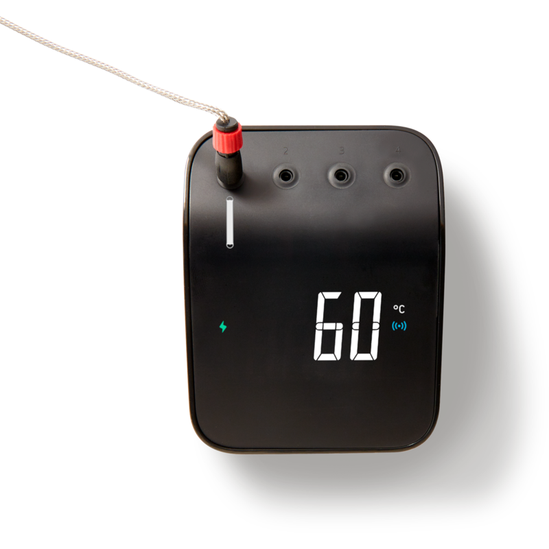 Weber Connect Smart Grilling Hub Thermometer, schwarz, WLAN und Bluetooth